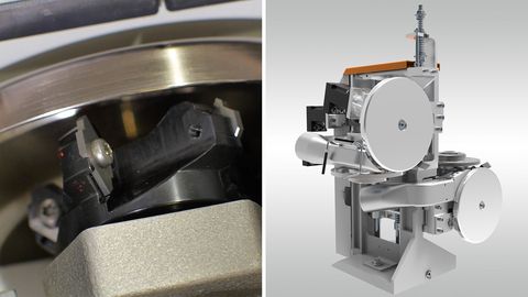 Scraper unit 100 percent repetition accuracy at the touch of a button
